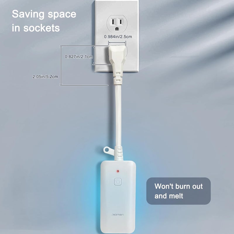 DIGITEN Wireless Thermostat Outlet Temperature Controlled Outlet with Power Cord for Heating and Cooling, Remote Control Plug in Thermostat 1800w for Space Heater, Fan, AC - Image 5